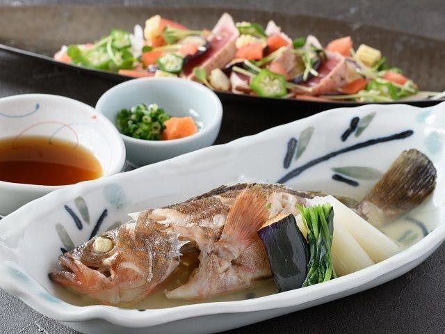 あこうの酒蒸し