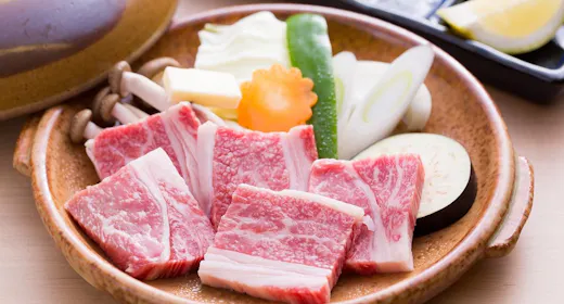 【当館人気No.1】しまね和牛陶板焼き×お造り多種盛りで山陰食材満喫