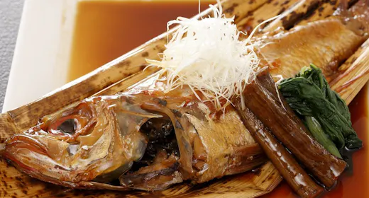 【山陰の高級魚のどぐろ】丸々1匹使用したのどぐろの煮つけ付き会席