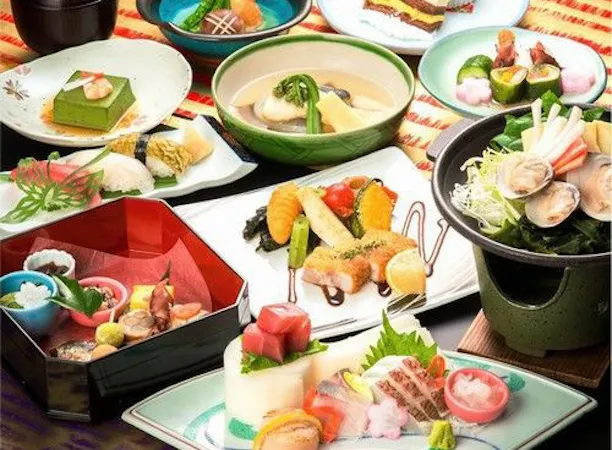 早春の逸品コースご夕食(イメージ)