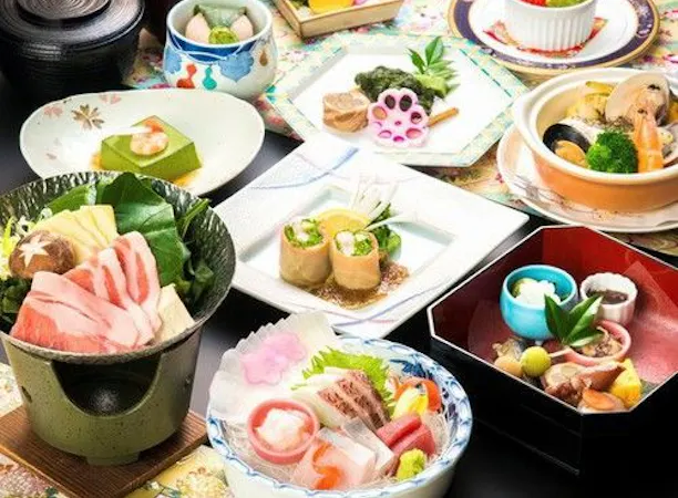 早春の満喫コースご夕食(イメージ)