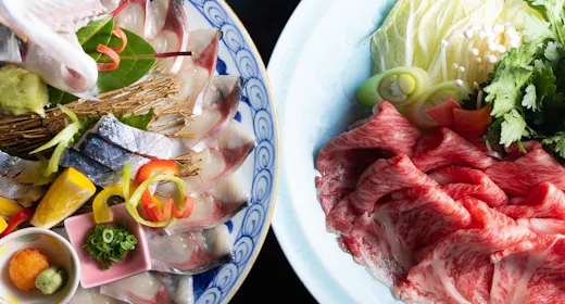 【おおいた和牛×関あじor関さば】大分の恵みを味わう、美星テロワール会席