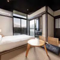 ห้องพักแบบญี่ปุ่นและตะวันตกแบบเตียงคู่