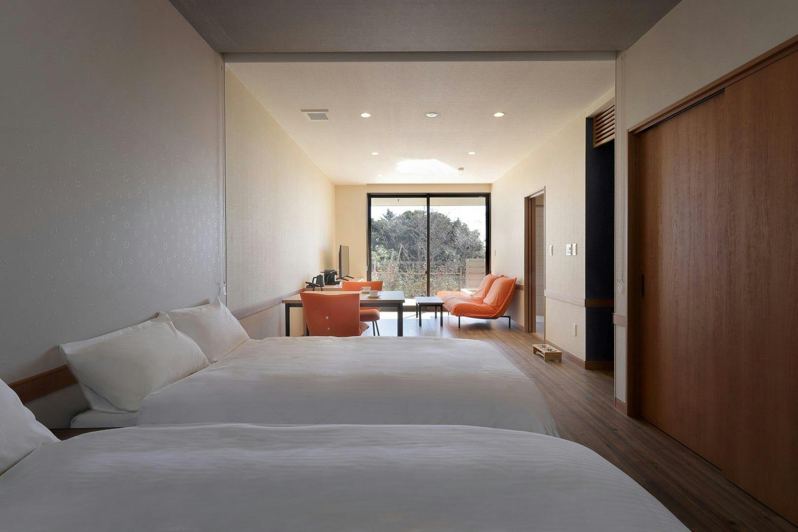 スタンダードツイン1F　プライベートドッグラン・露天温泉付き