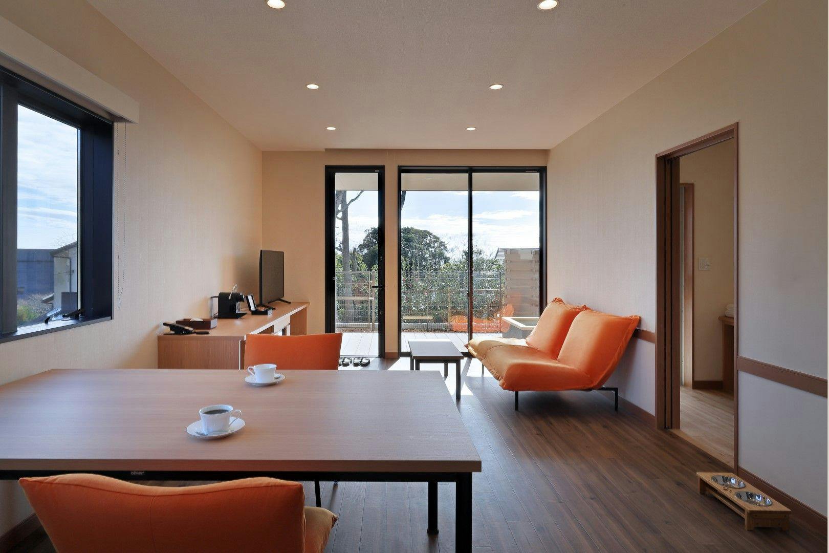 ラ・ドッグリゾート 伊豆高原 全室露天付き客室と部屋食の愛犬の宿