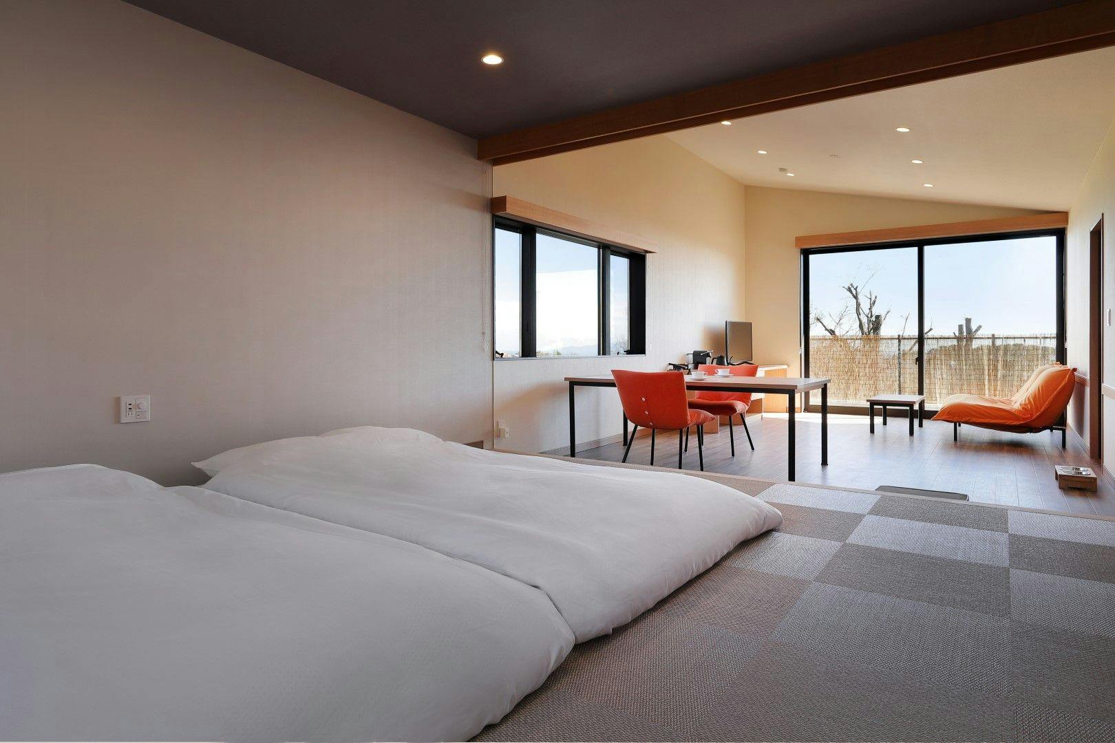 デラックス和洋室2F　露天温泉付き