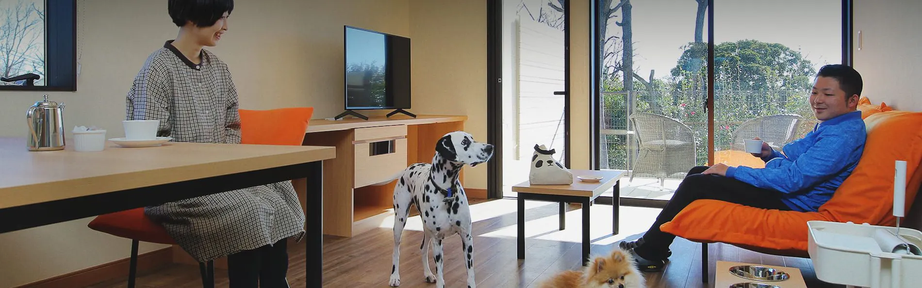 ラ・ドッグリゾート 伊豆高原 全室露天付き客室と部屋食の愛犬の宿