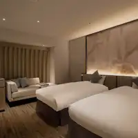 【ปลอดบุหรี่】ห้องเตียงคู่ขนาดกลาง (27 ตร.ม.)