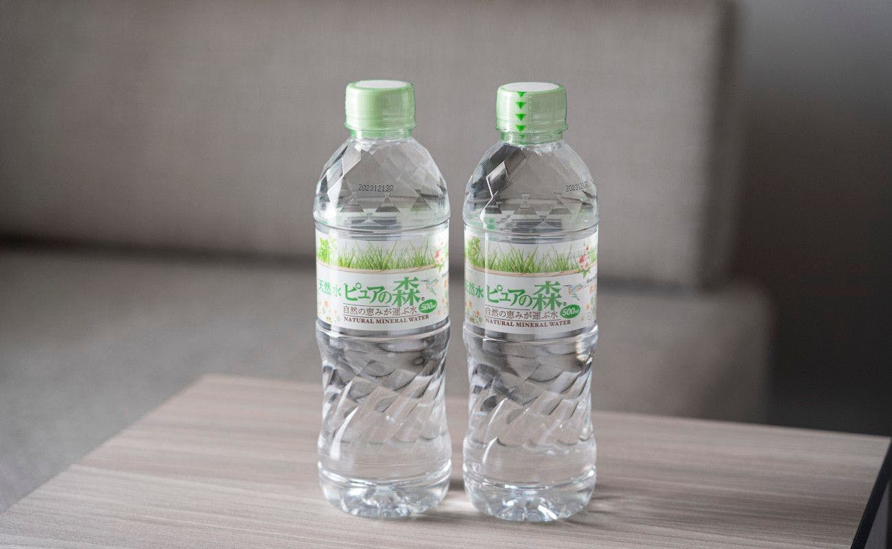 ミネラルウォーターをご用意