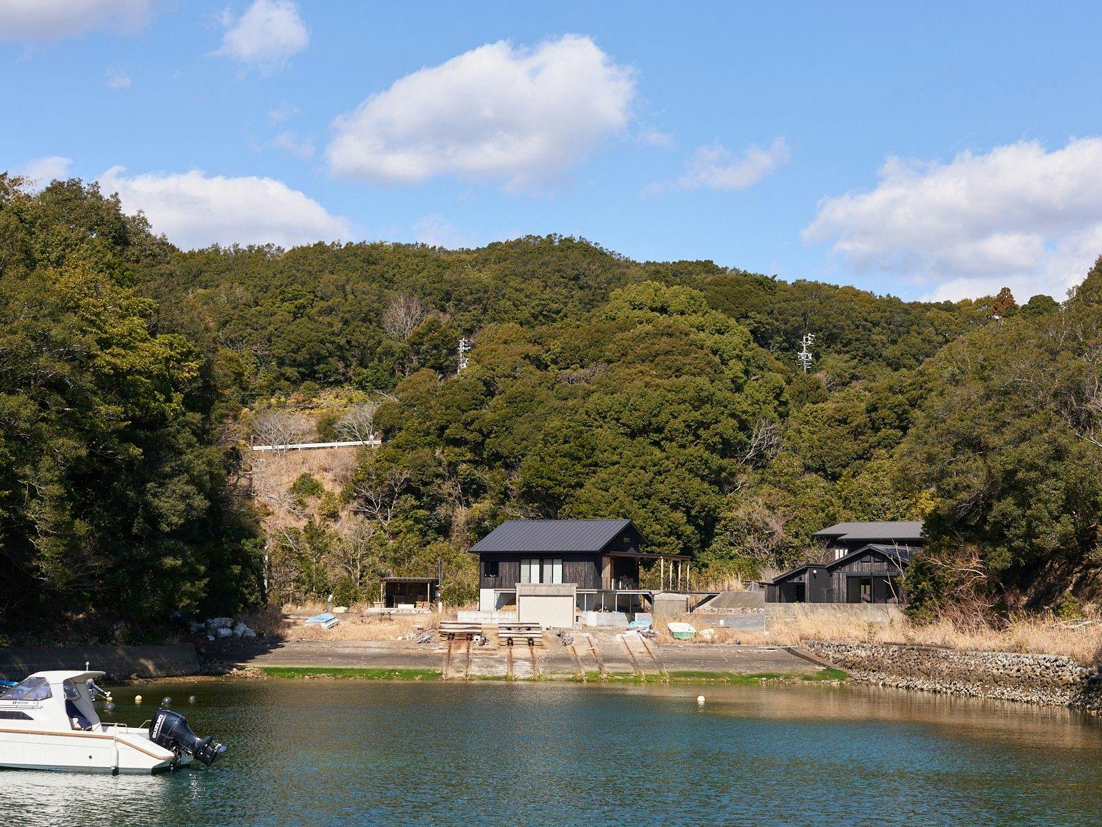 【周辺景観】五ヶ所港からの施設敷地
