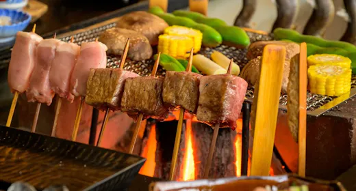 【夏のお得プラン|名物 炉端焼き】囲炉裏の火に免じて、少しお得に~熱い夏こそ、ご褒美を<2食>
