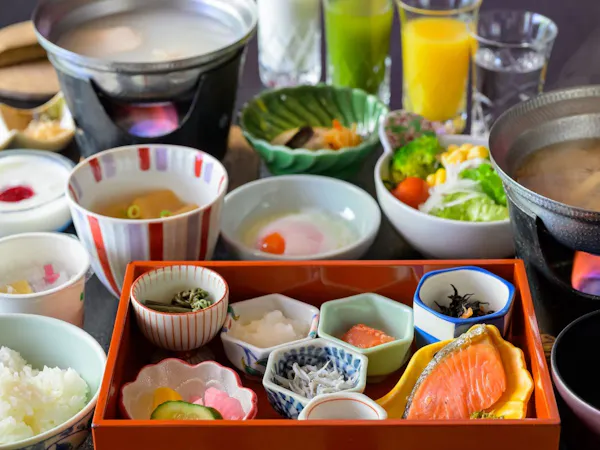【朝食のみプラン】地元の食材堪能!会津亀屋製無添加3年味噌の味噌汁などこだわり和食膳<1泊朝食>