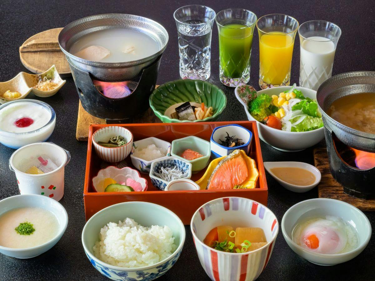 地元食材を取り入れた、身体に優しい和朝食