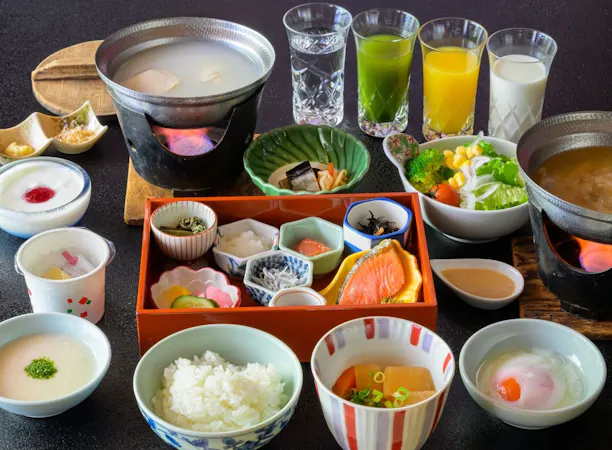 地元食材を取り入れた、身体に優しい和朝食