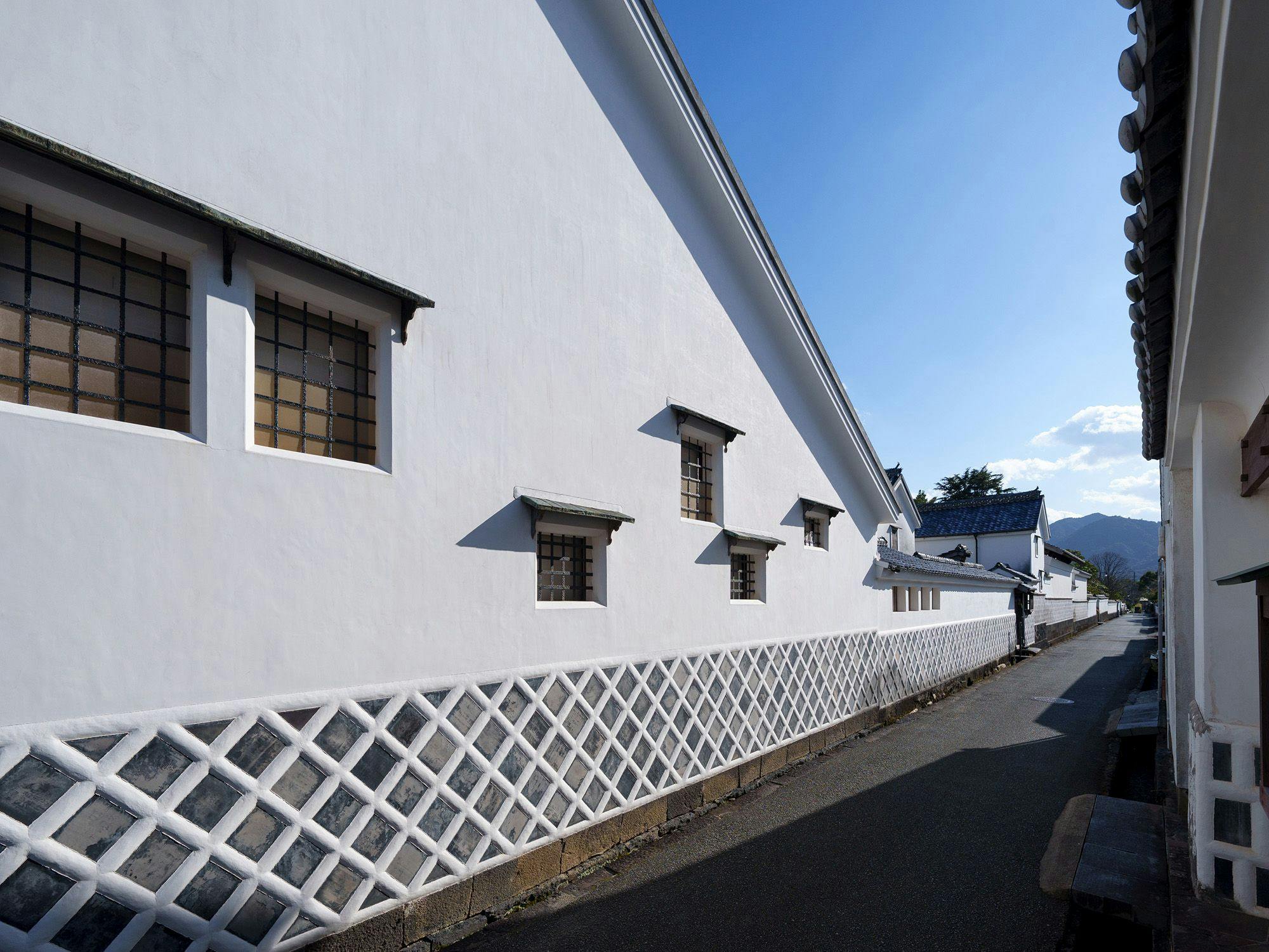 세계유산, 하기 성하마을 '키쿠야 요코초'.