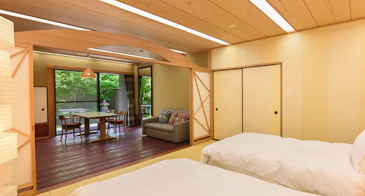 Kamar tidur modern (contoh).