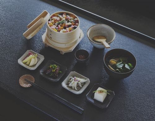 丹後の郷土食から着想を得た御膳朝食