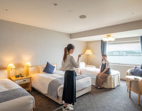 【湖側〇スーペリアトリプル】