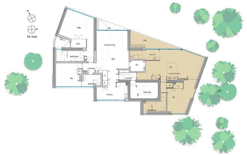 แผนผังชั้น 201-301