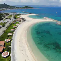 Kafuwananjyoビーチ眼の前