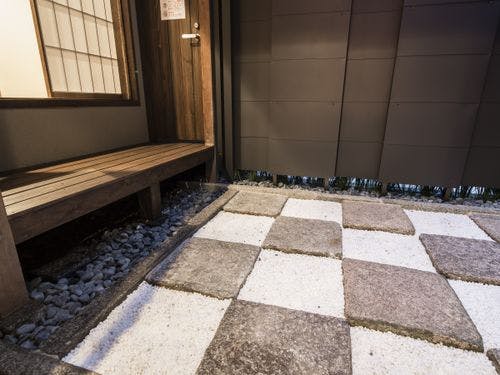 こうばい庵坪庭