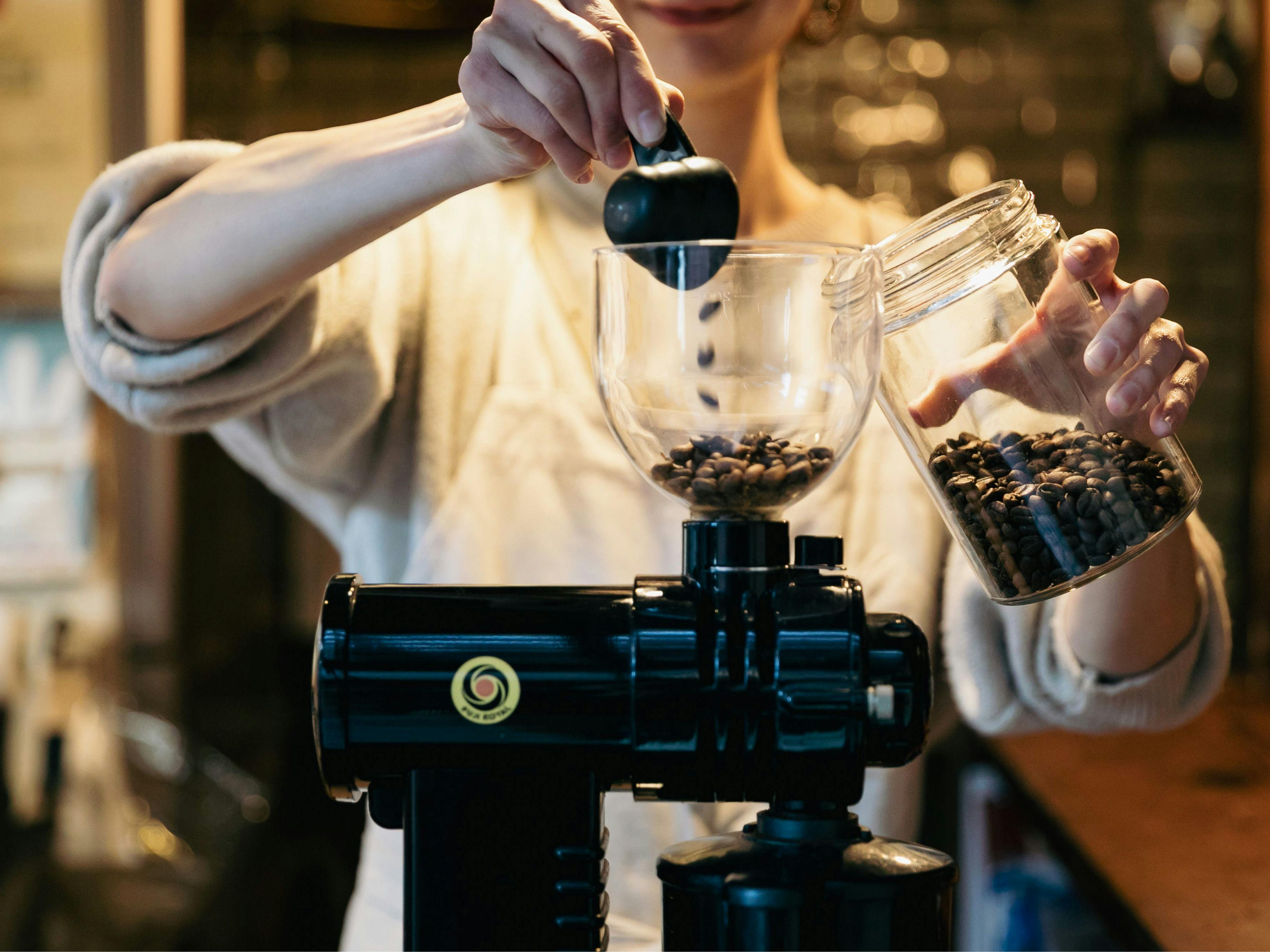 お泊りの方限定のコーヒースタンド