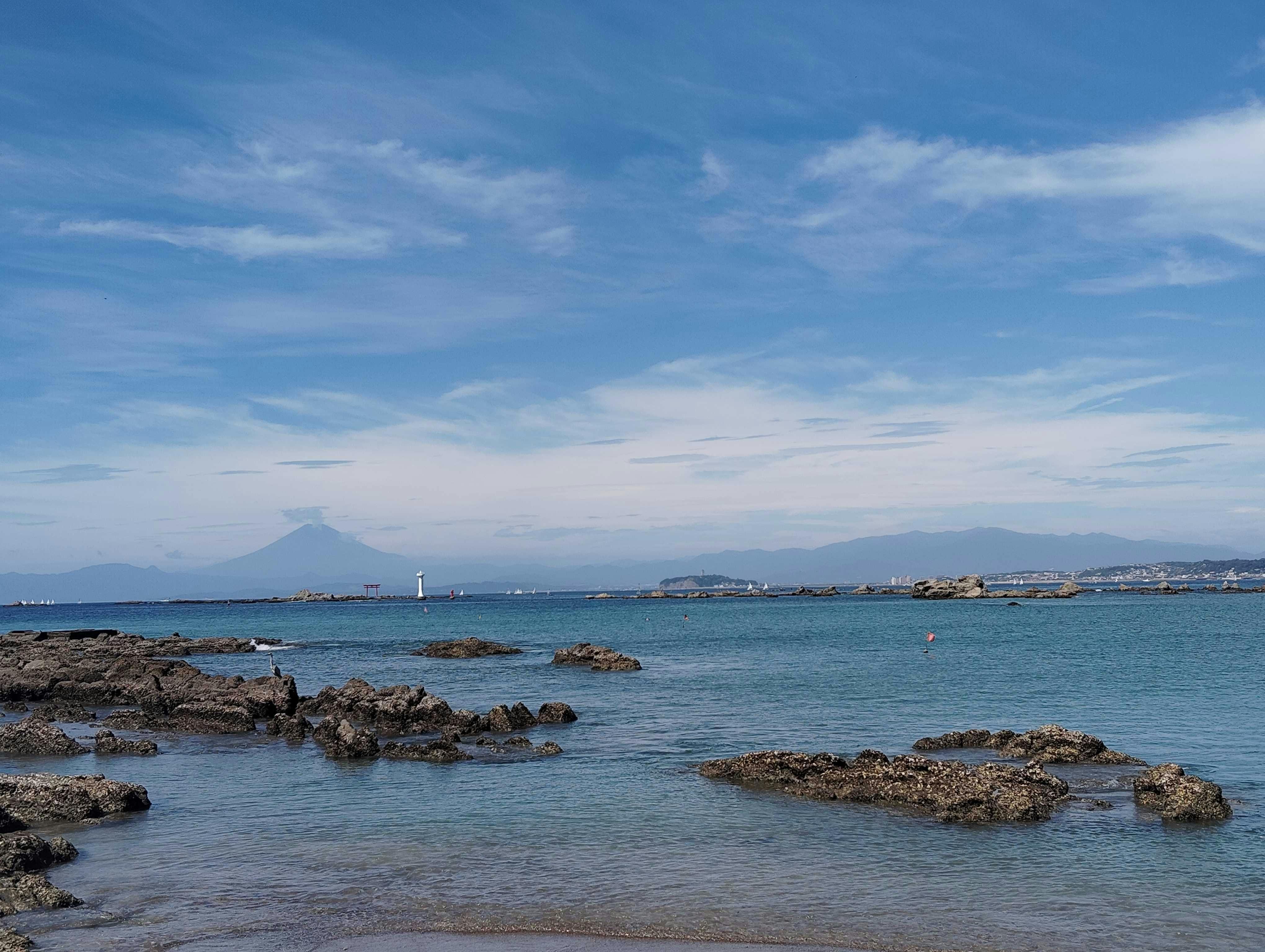 夏の真名瀬海岸