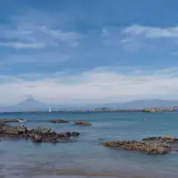 夏の真名瀬海岸