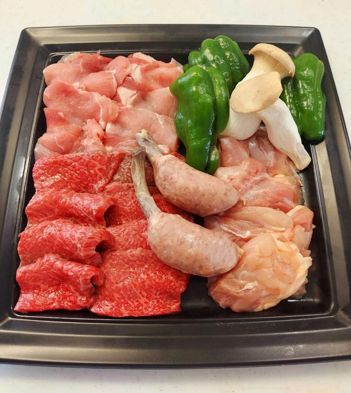 最高級　黒毛和牛と国産豚肉、国産鶏肉のBBQセット（8週間前より受付）