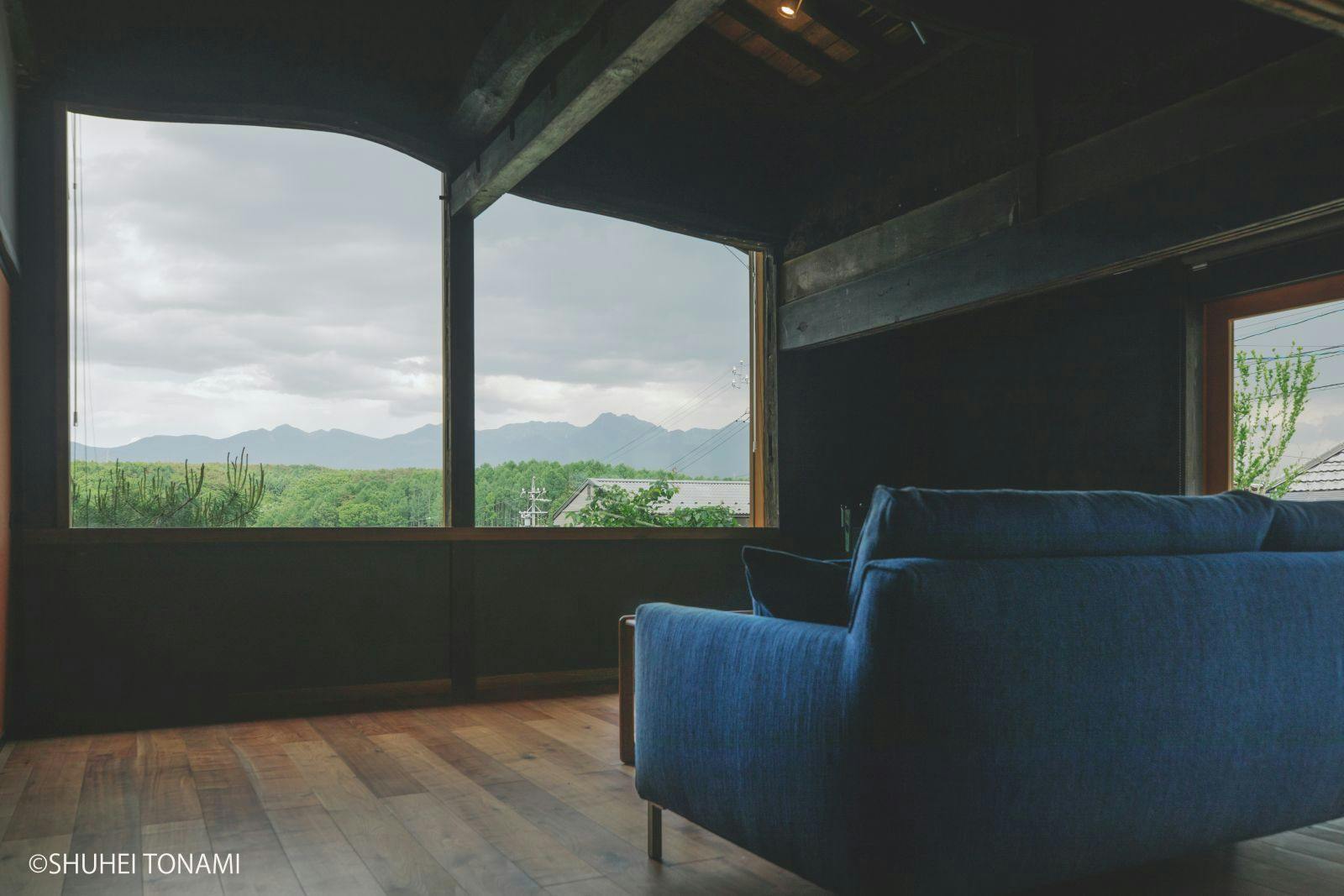 金渓　八ヶ岳の景色