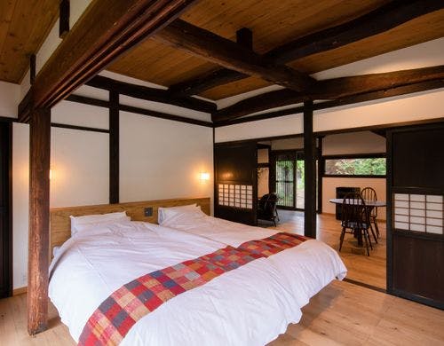 ヤマウラステイ花兎　寝室