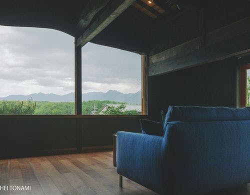 金渓　八ヶ岳の景色