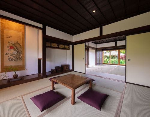 清水の和室にある床の間