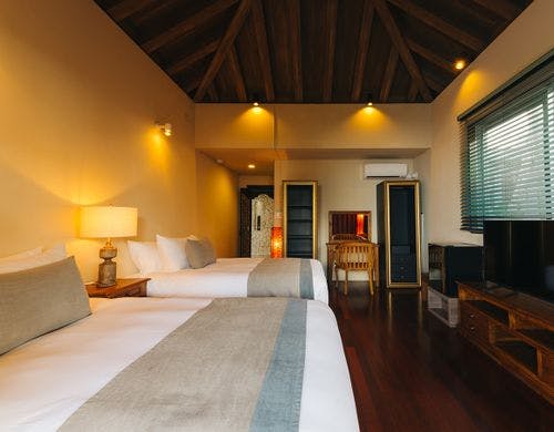 ベッドルームは3室。