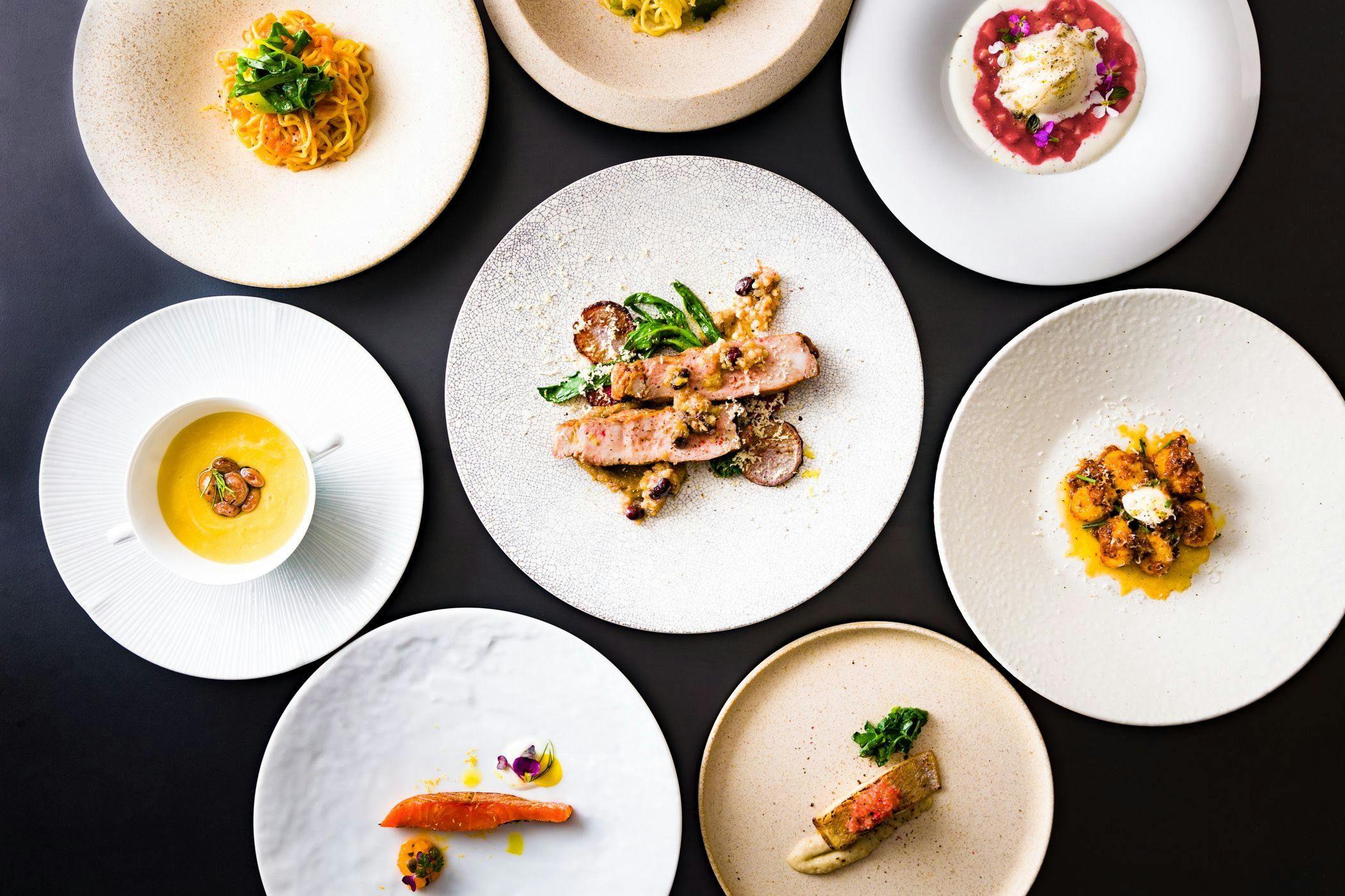 春のメニューの一例です。