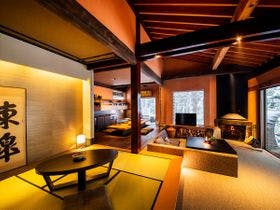 【飛騨高山の高級大型貸し別荘・コテージ・ログハウス・コンドミニアム】すみや落水邸