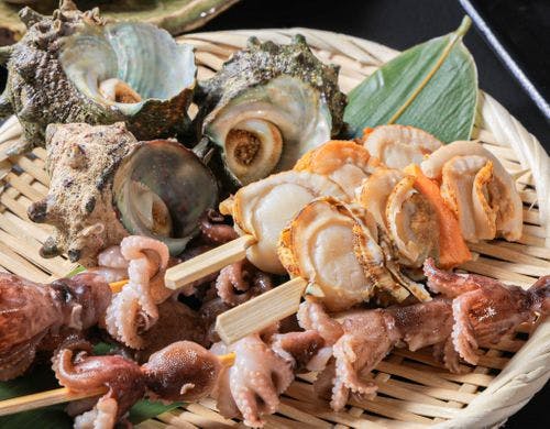 お食事付き海鮮メニュー