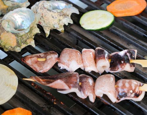 お食事付き海鮮メニュー