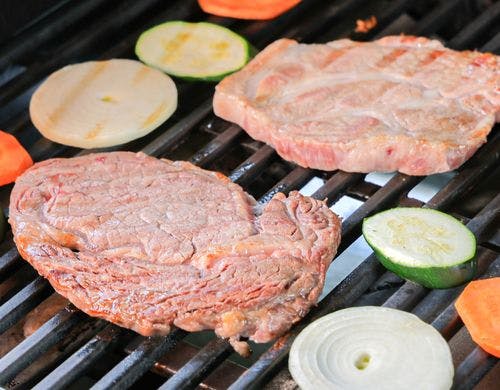 お食事付き肉メニュー