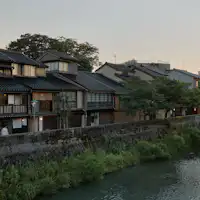 主計町茶屋街夕景