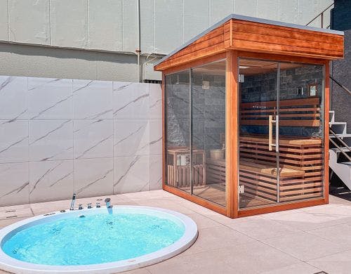 屋外サウナ・ジャグジー