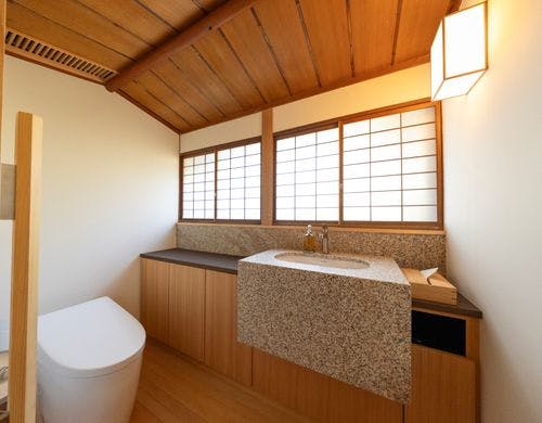 数寄屋造りのトイレ