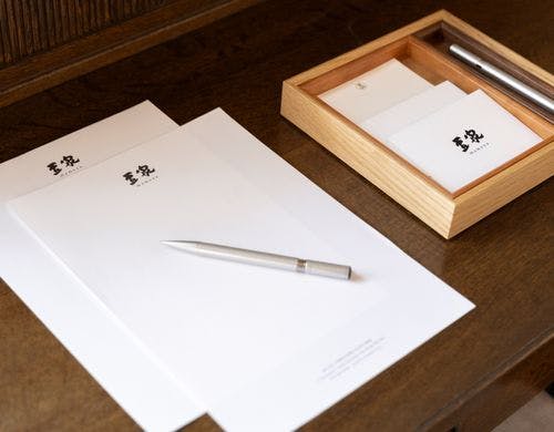 レターセットとメモ