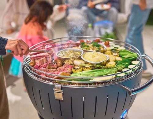 香りと笑顔広がるBBQ