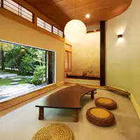 「非日常」を演出する土間リビング