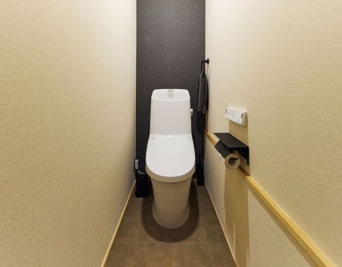 清潔感あふれるウォシュレットトイレ