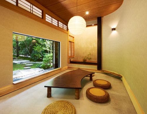 「非日常」を演出する土間リビング