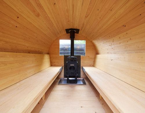 檜が香るサウナスペース