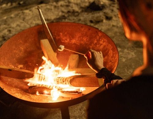 焚き火