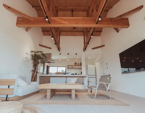 リビングお庭側より